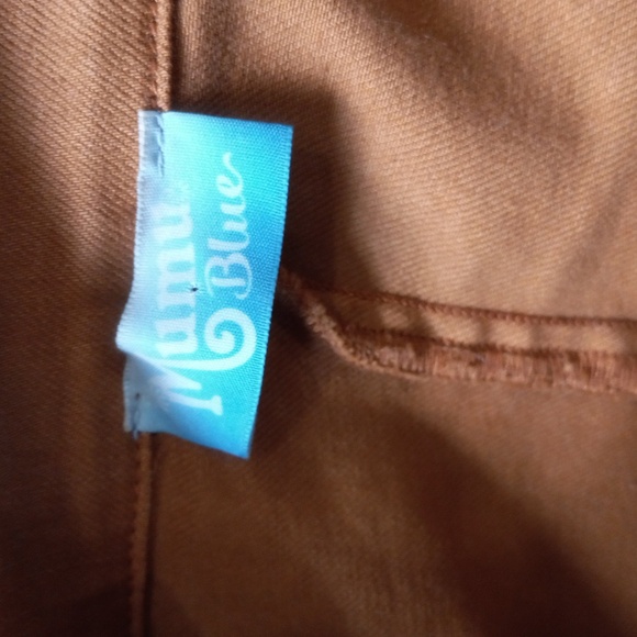 Mumu Women's Camel Long Sleeve Jumpsuit Front Zip Closure Size S - Picture 9 of 15